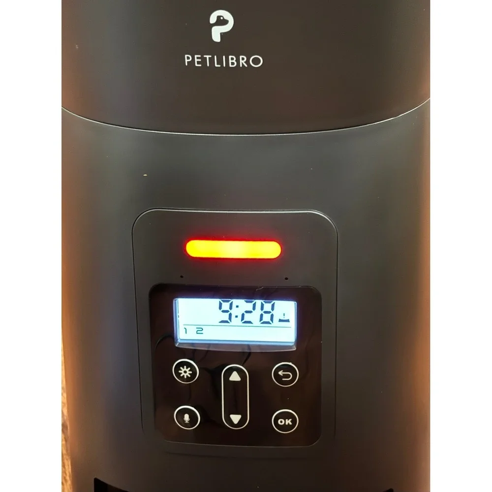 PETLIBRO Easy‎ Feed 4L Automatic Pet Feeder Black Tested Works Good Condition